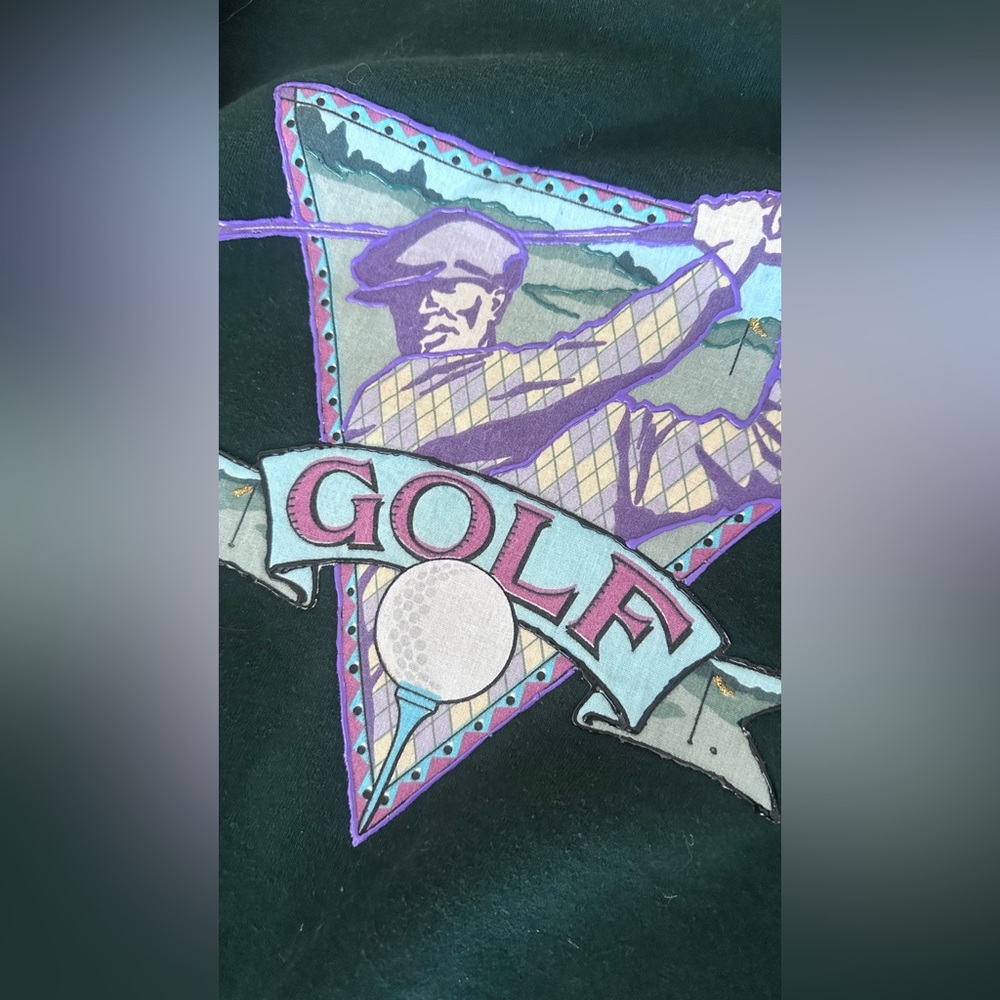 Pro Spirit Athletic Gear Green Golf Sweatshirt